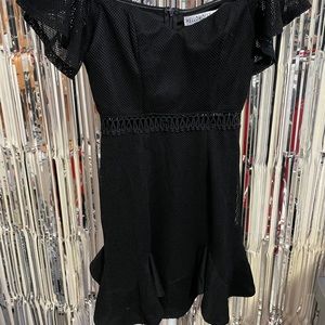 HELLOMOLLY Black (off the shoulder) Dress
